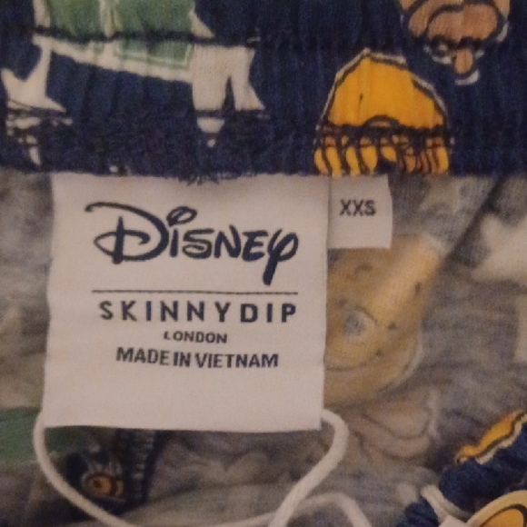 NWT Disney Blue Winnie the Pooh Lounge Pajama Pants Womens XXS - Picture 5 of 6